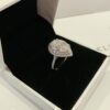 Ellora Double Halo pear Engagement Ring - Image 4