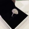 Ellora Double Halo pear Engagement Ring - Image 2