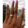 Everly Criss Cross Engagement Ring - Image 4