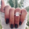 Eme Hidden Halo Engagement Ring