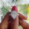 Majestic Pear Engagement Ring - Image 2