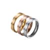 Contemporary 4mm Titanium Band