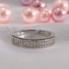 Arie Double Row Half Eternity Band