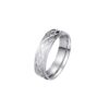 Criss Cross Titanium Steel Band