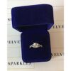Everly Criss Cross Engagement Ring - Image 5
