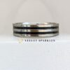 Double Black Stripe Titanium Steel Band