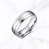 Soso Double Stripe Titanium Steel Band
