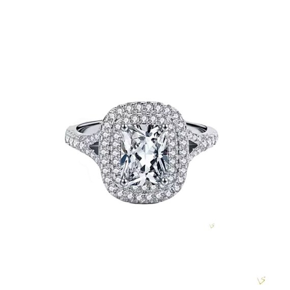 Habiba Cubic Zirconia Engagement Ring