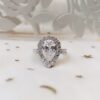 Majestic Pear Engagement Ring