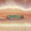 Obis Half Eternity Sterling Silver Ring
