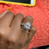 Hazel Double Halo Oval Bridal Set - Image 2