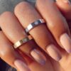 Cartier Inspired Titanium Bands