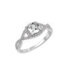 Everly Criss Cross Engagement Ring