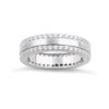 Pave Edge Eternity Wedding Band - Image 2