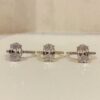 Oval Hidden Halo Engagement Ring - Image 3