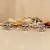 Oval Hidden Halo Engagement Ring - Image 4