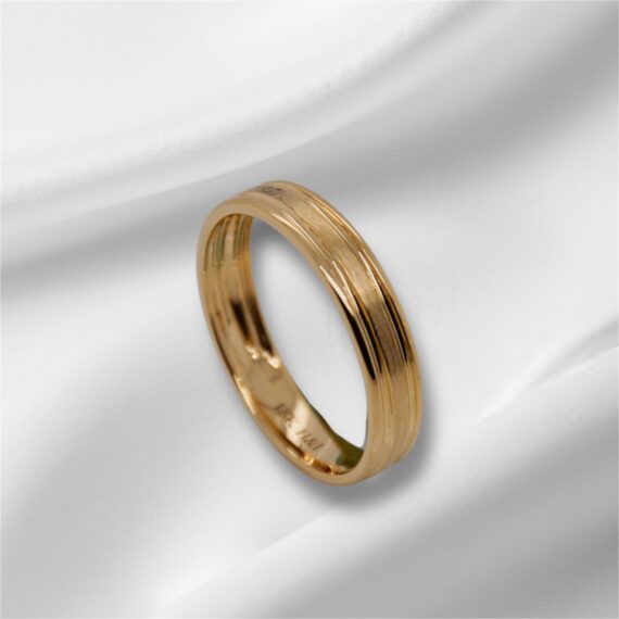 Ethiope 4mm Pure Gold Band