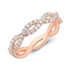 Clara Pure Gold Infinity Eternity Wedding Band - Image 4