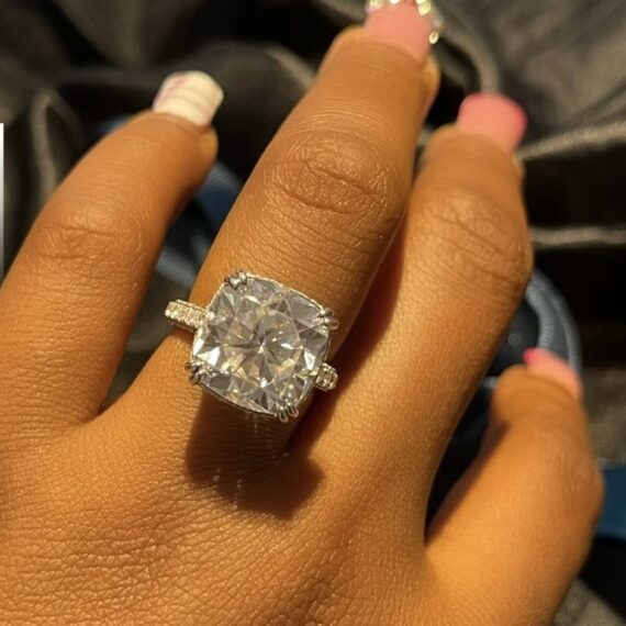 Nicole Moissanite Engagement Ring