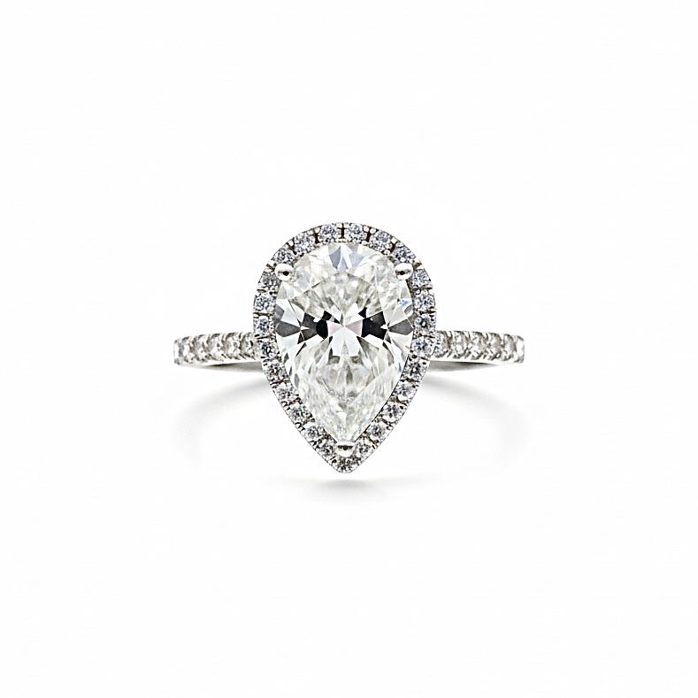 Rosetta Moissanite Engagement Ring