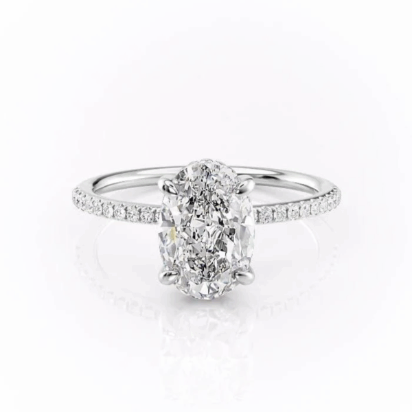 Mimi Moissanite Engagement Ring