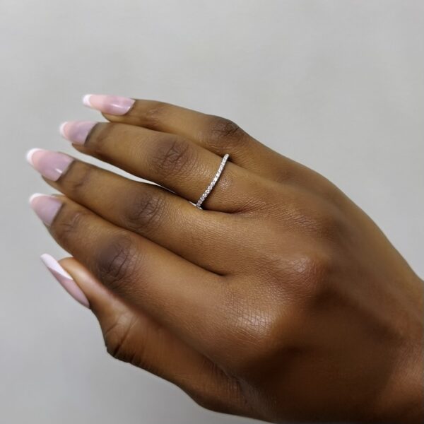 Ellie Curved Wedding Band - Image 2