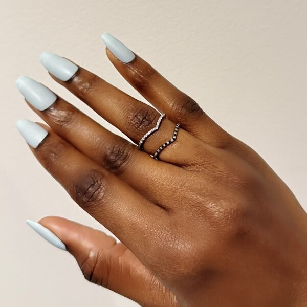 Lizzy Wishbone Wedding Band