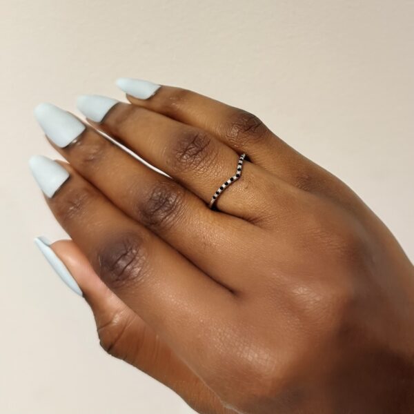 Lizzy Wishbone Wedding Band - Image 3