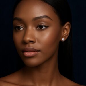 Emily 1CT Moissanite Stud Earrings