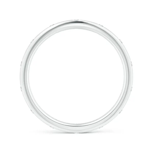 Cambridge Flush Set Solid Gold Wedding Band - Image 4