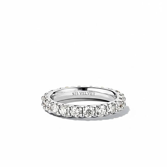 Luchi 3MM Moissanite Band