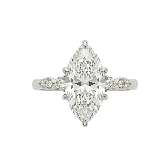Cicily 4CT Marquise Engagement Ring